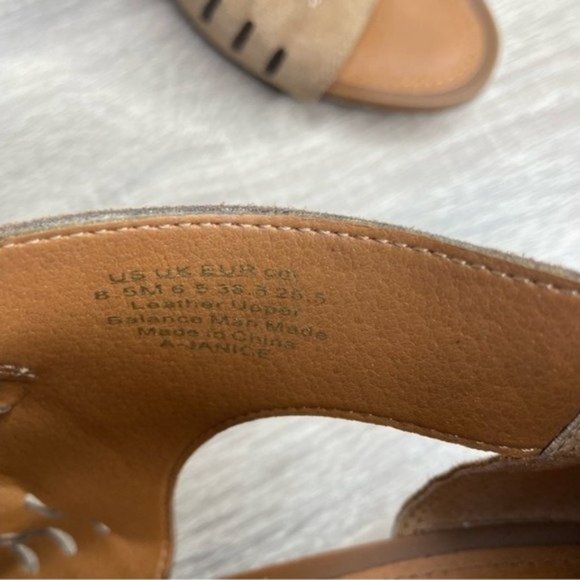 Franco Sarto Brown Janice Block Heel Sandal Size 8.5 - Picture 8 of 8